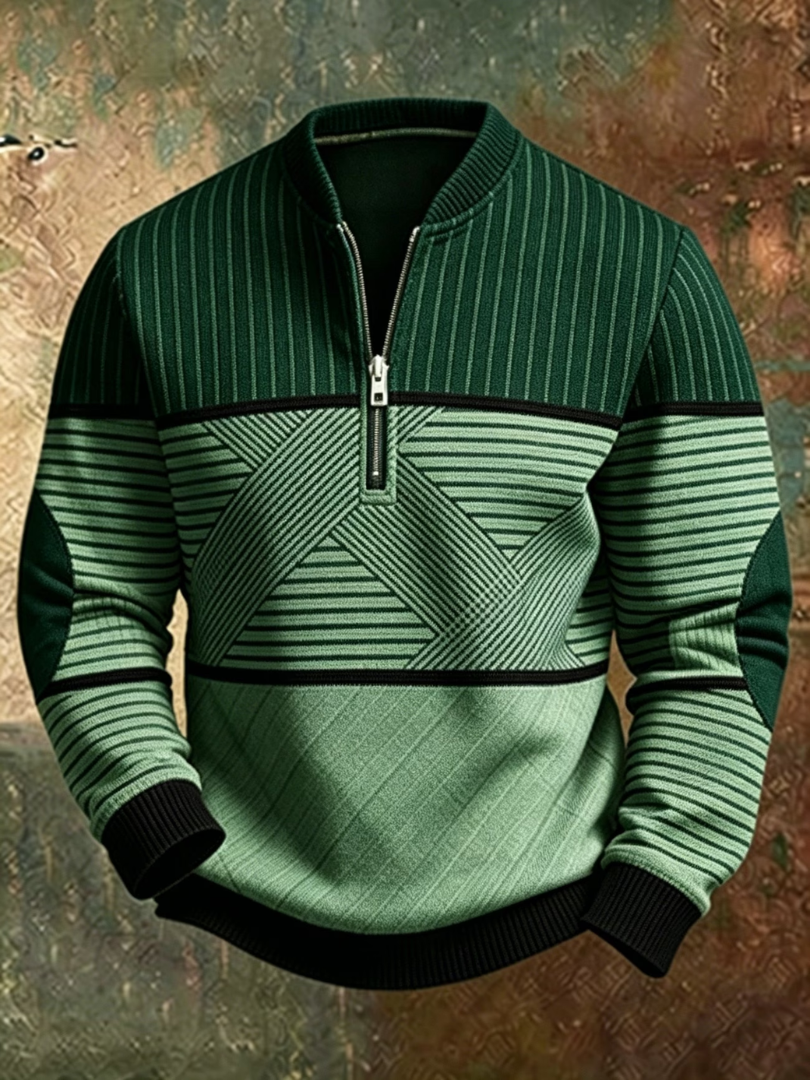 Axel | Stylish Men's Half-Zip Sweater