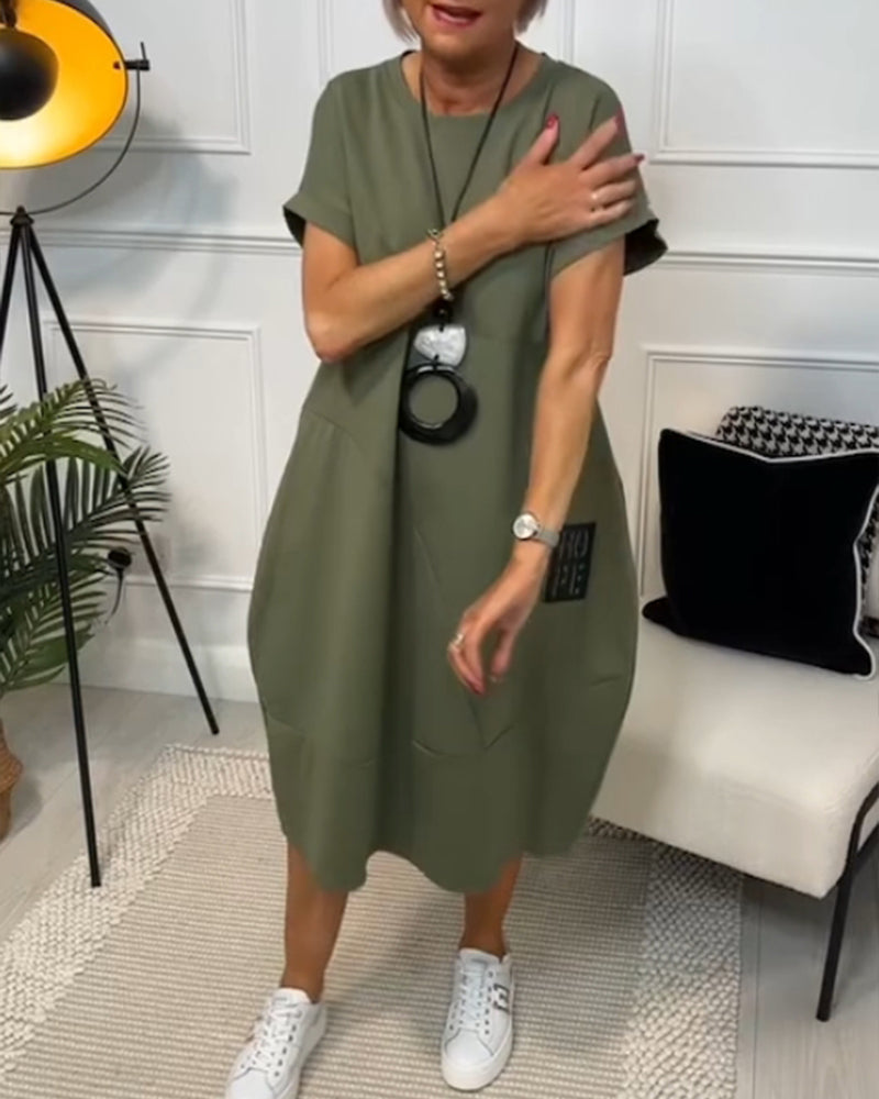 Iris™ | Women’s Stylish Short Sleeved Dress