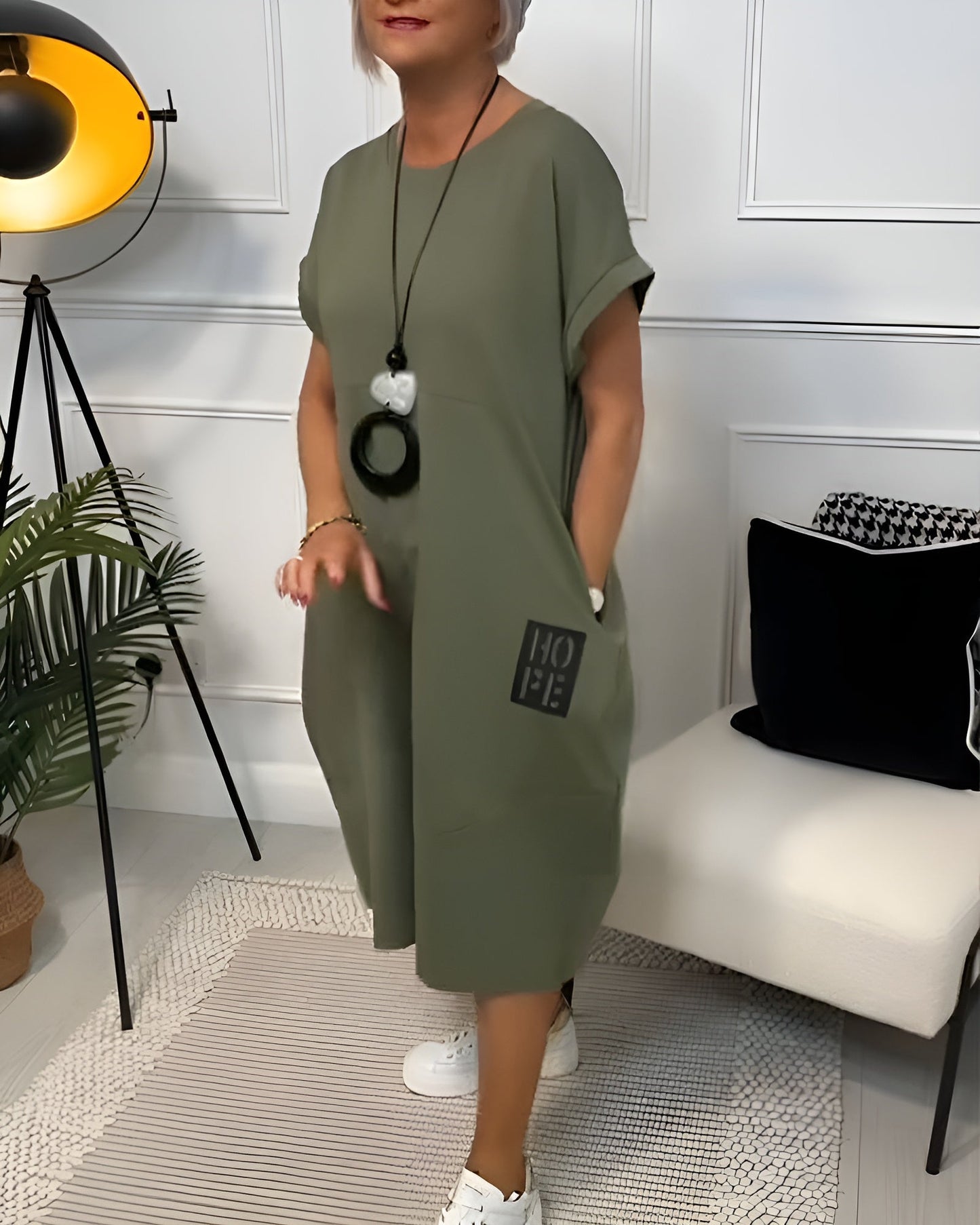 Iris™ | Women’s Stylish Short Sleeved Dress