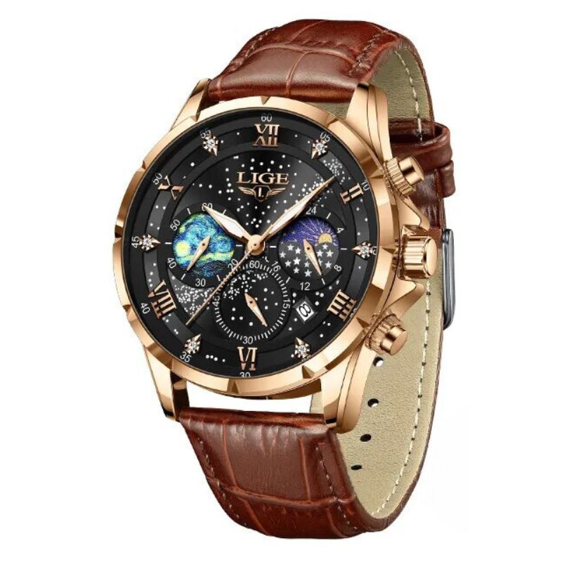 Elegant Moon Phase Watch