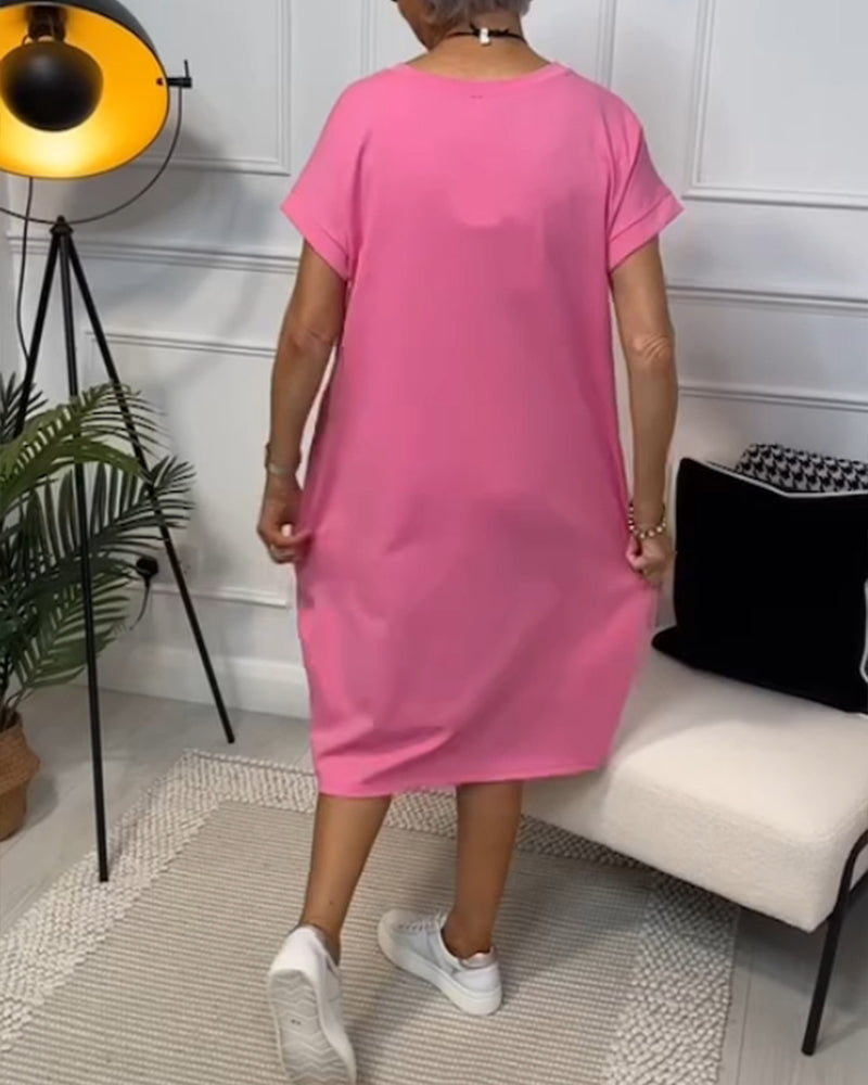 Iris™ | Women’s Stylish Short Sleeved Dress