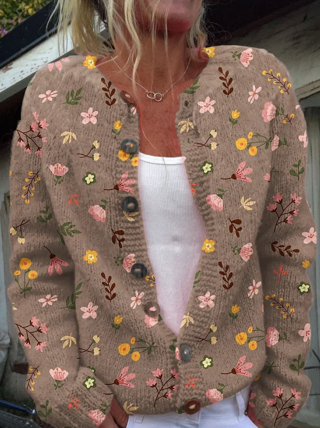Lowri | Women’s Floral Print Cardigan