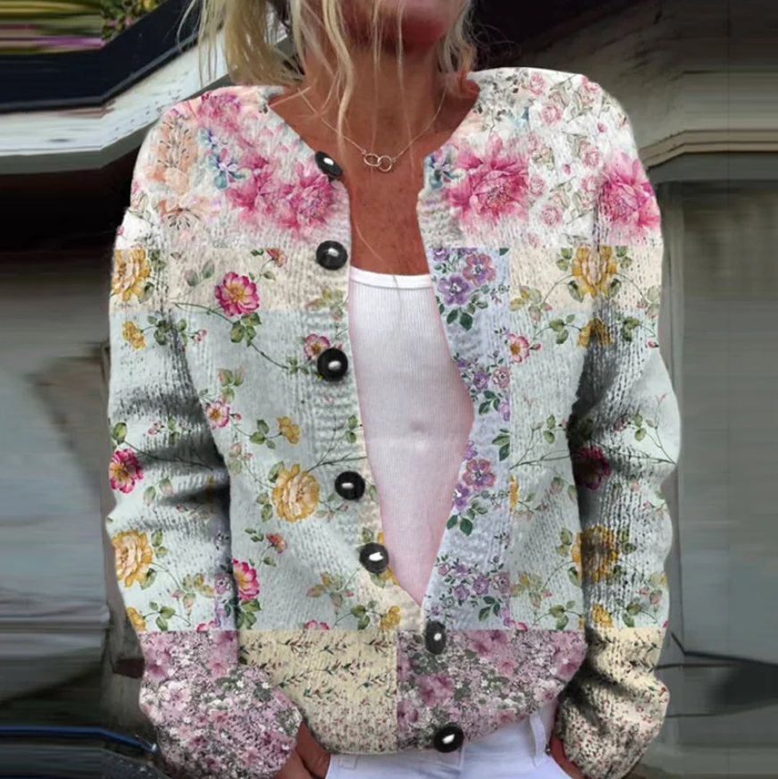 Lowri | Women’s Floral Print Cardigan