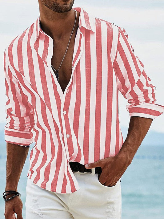 Brad | Riviera Stripe Shirt