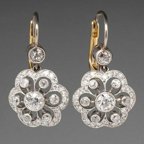 Lana - Mandala Crystal Earrings