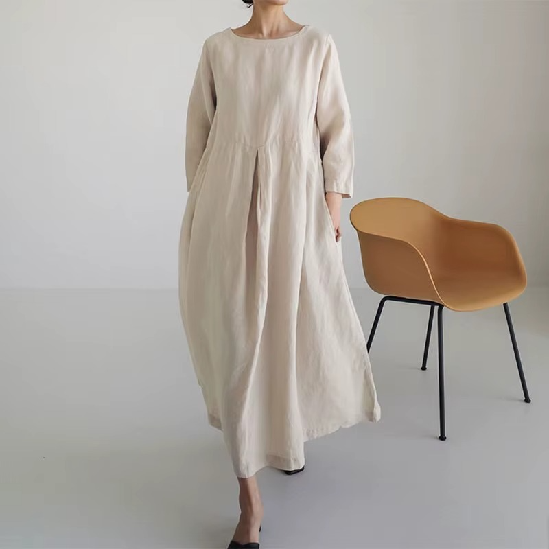 Julia Elegance – Long linen dress