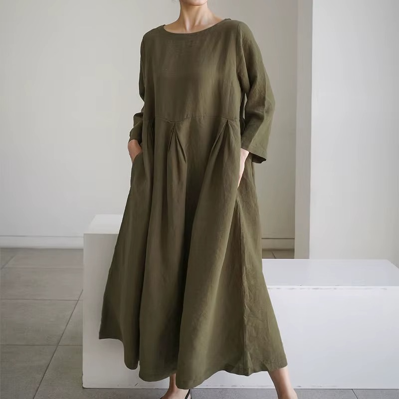 Julia Elegance – Long linen dress