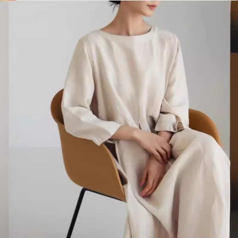 Julia Elegance – Long linen dress