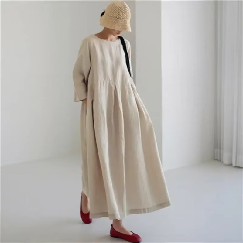 Julia Elegance – Long linen dress