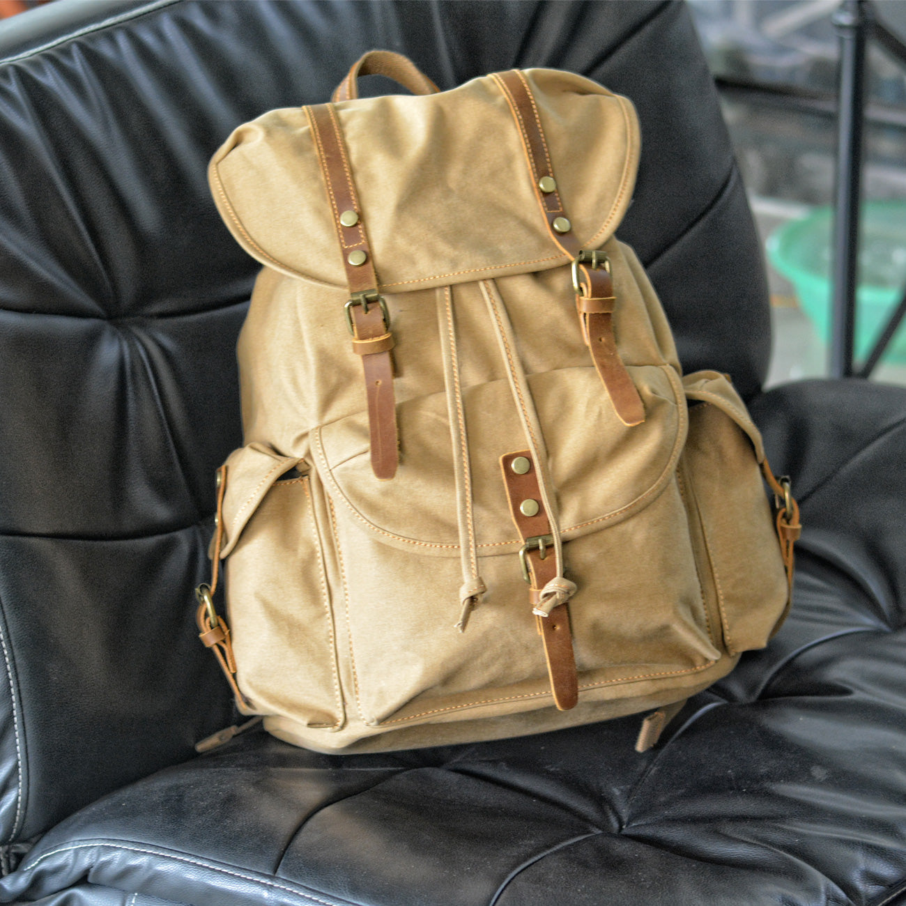 Harper™ Military Canvas Backpack