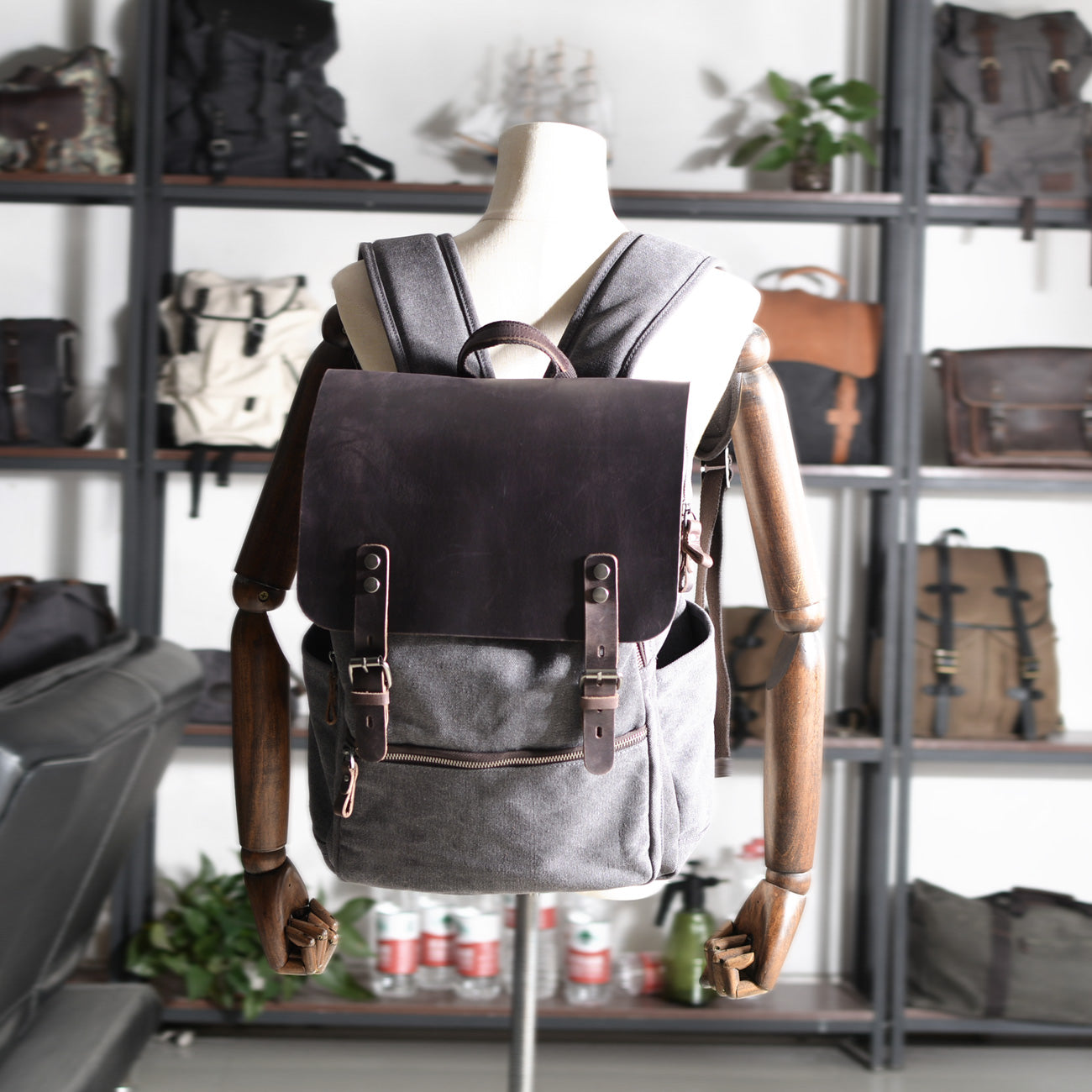 Harper™ Cotton Canvas Backpack