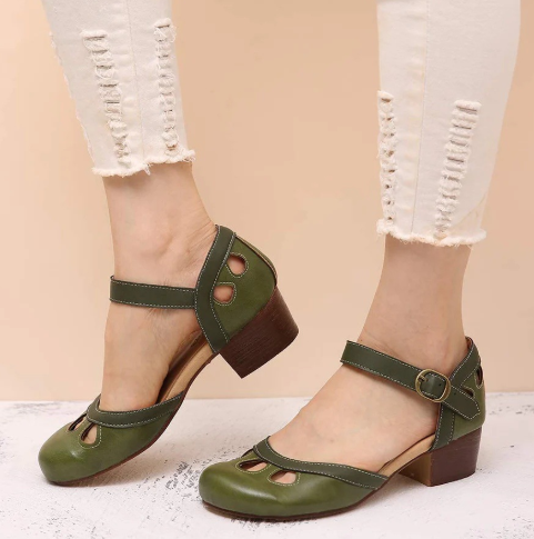 Fria | Comfortable low-heeled sandals