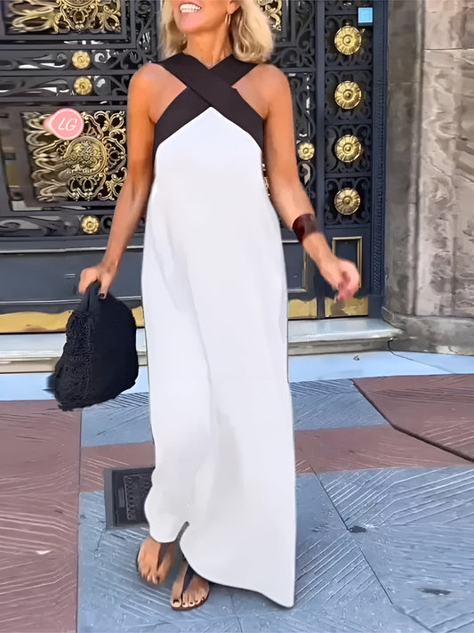 ELEANOR | CROSSOVER CUT DRESS