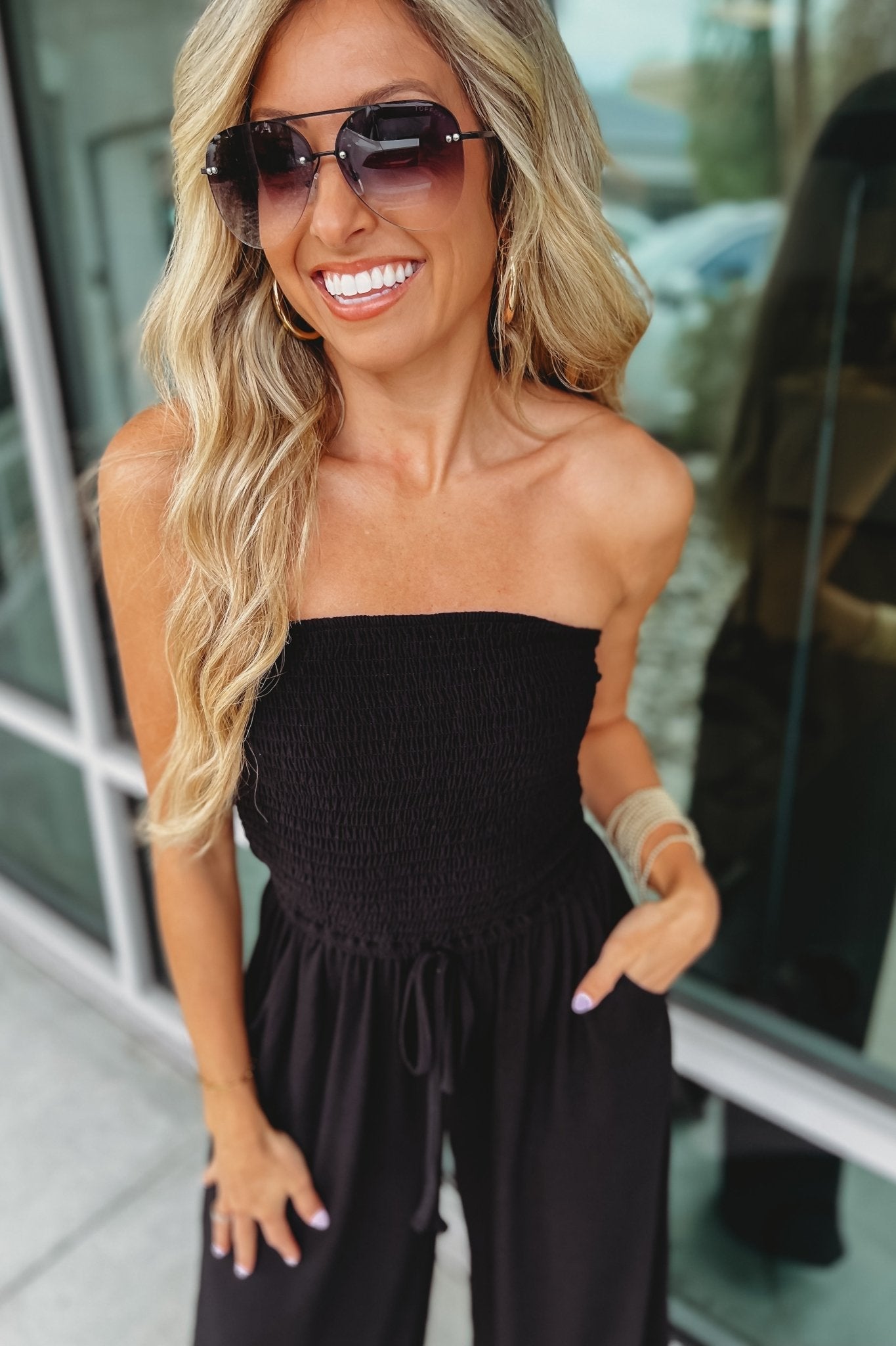 Harper | Trendy Off-Shoulder Jumpsuit