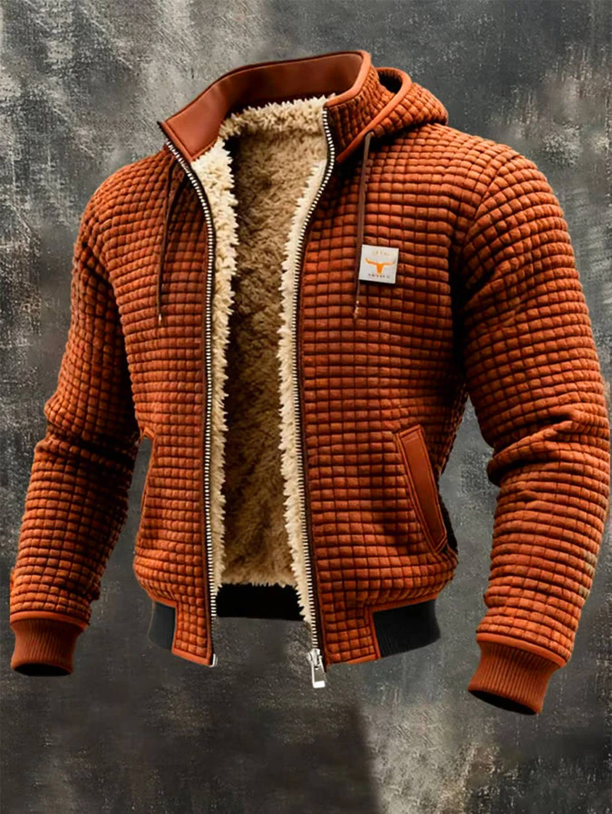 Shawn | Retro Hooded Zip Jacket
