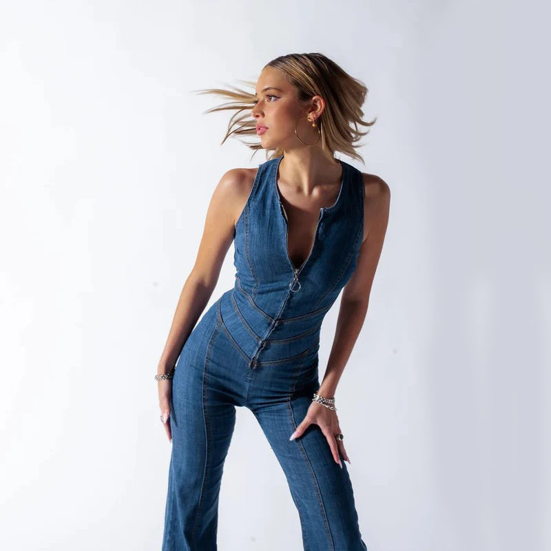 Roxanne Denim | Style & Comfort Jumpsuit