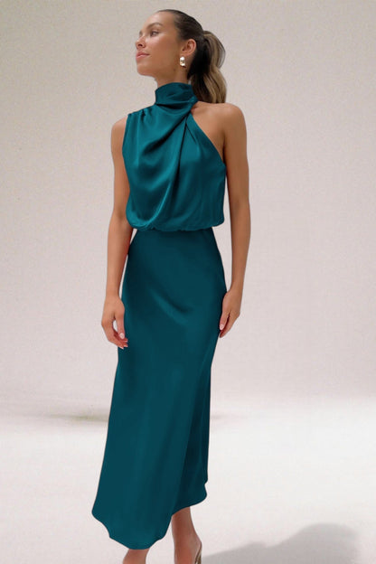 Flavia™ | Glamorous satin dress