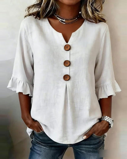 Sage | Linen Cotton Blouse