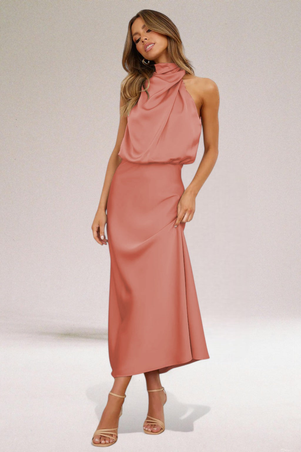 Flavia™ | Glamorous satin dress