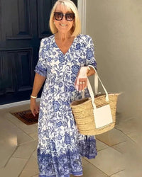 CAROLINE | ELEGANT AND AIRY FLORAL DRESS