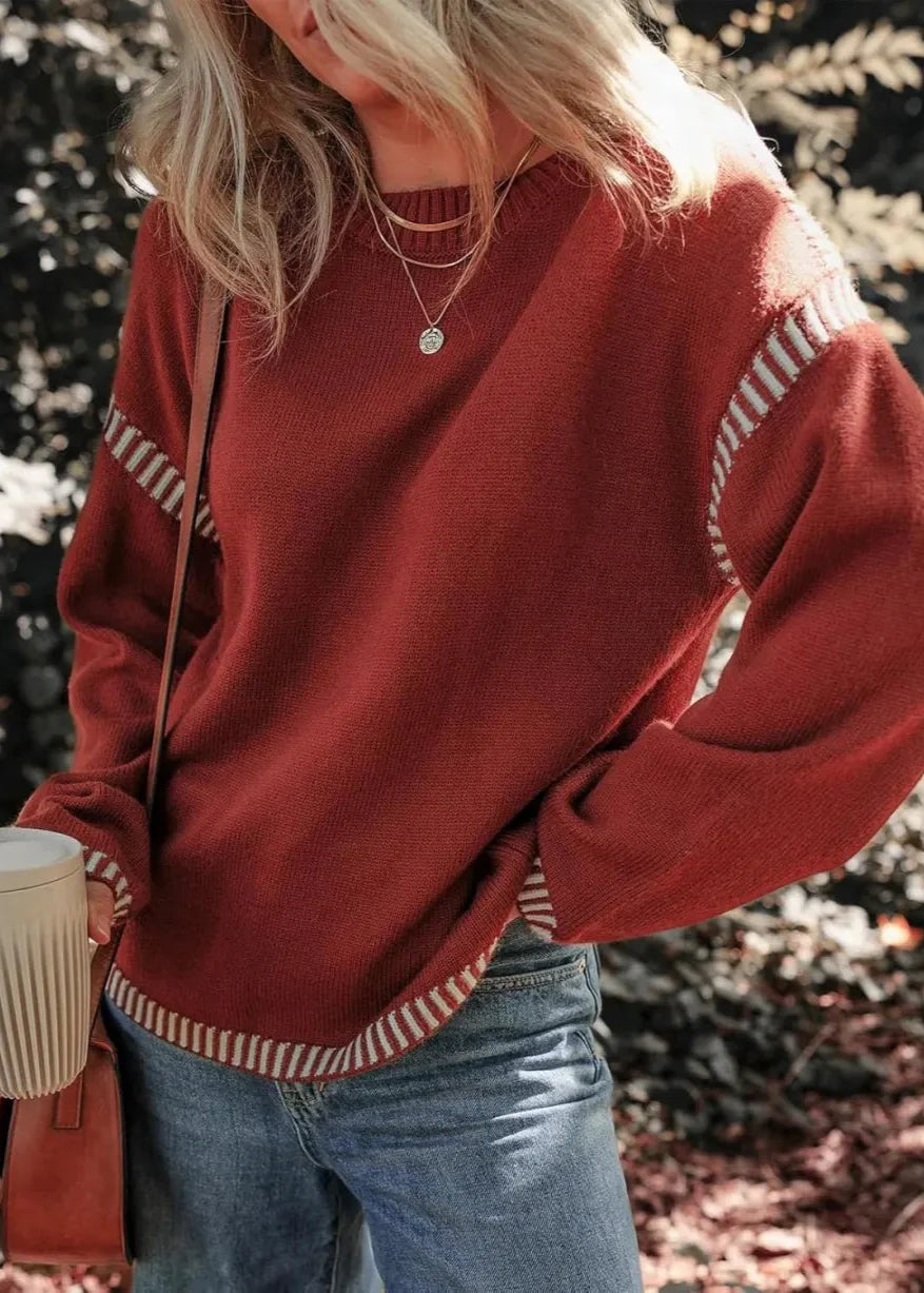Marisa | Chic Contrast Sweater