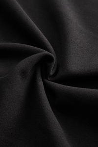 CATHERINE | REFINED BLACK BELTED DRESS