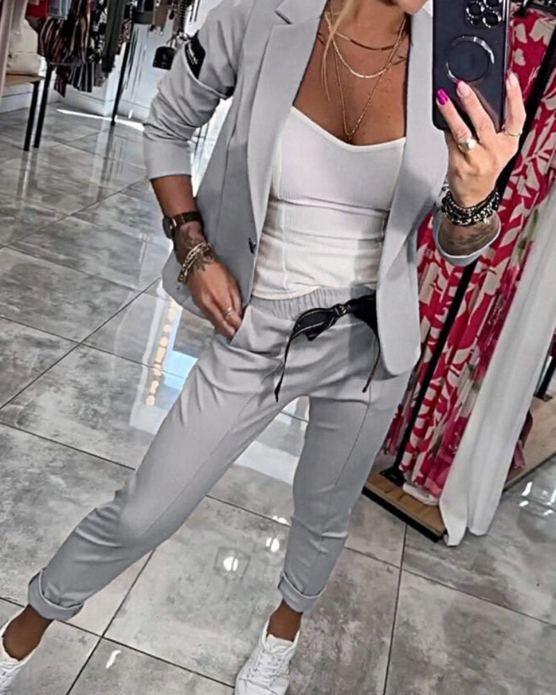 MALOU | TOP, JACKET AND PANTS SET