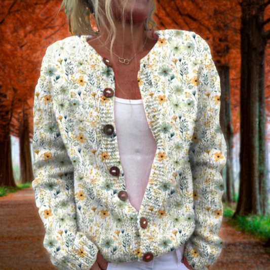 Lowri | Women’s Floral Print Cardigan