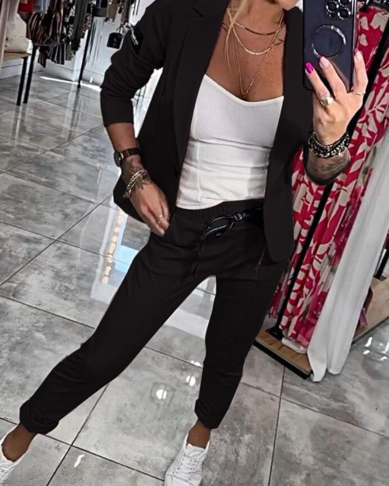 MALOU | TOP, JACKET AND PANTS SET