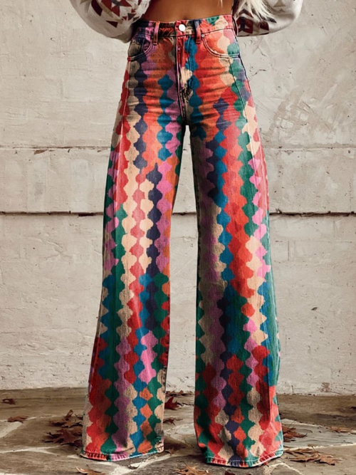 Wibke | Stylish Vintage look flare pants