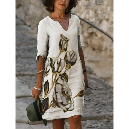 Kaija | Vintage Floral Print Dress