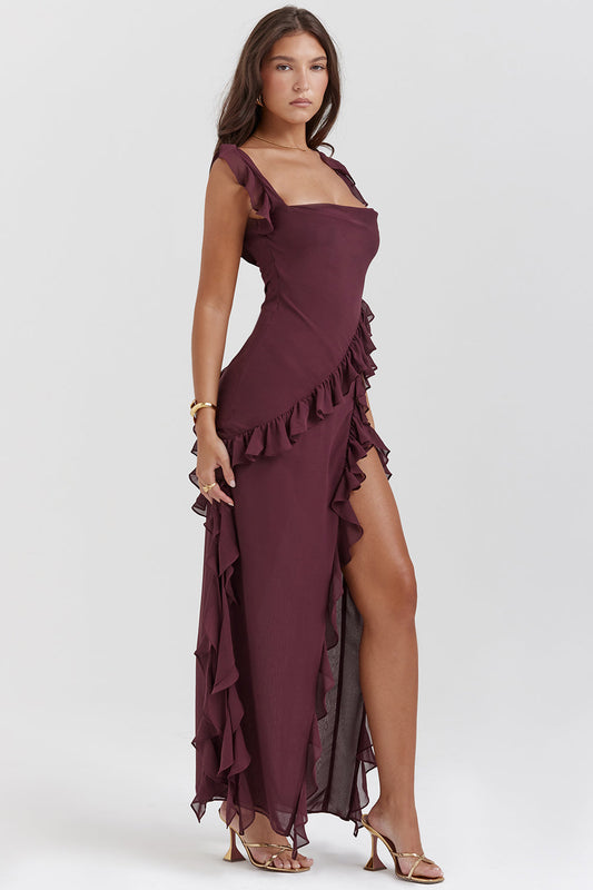 Arielle™ | Women’s Elegant Ruffle Maxi Dress