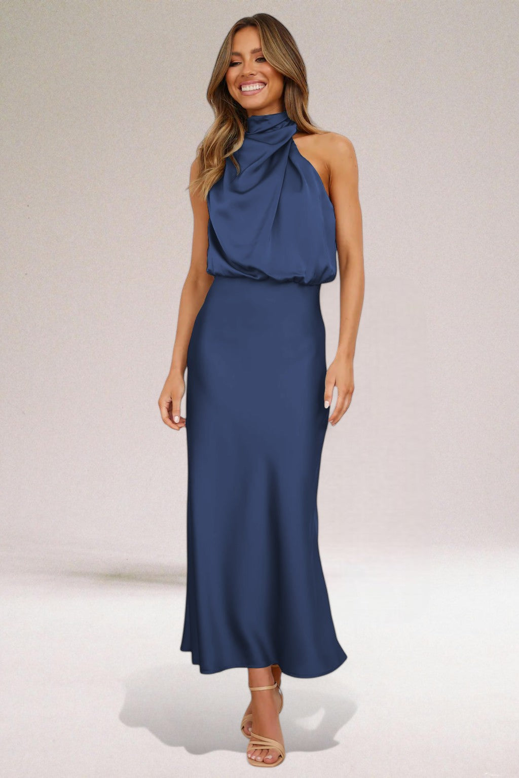 Flavia™ | Glamorous satin dress