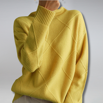 Roos | Beautiful Highneck Style Sweater