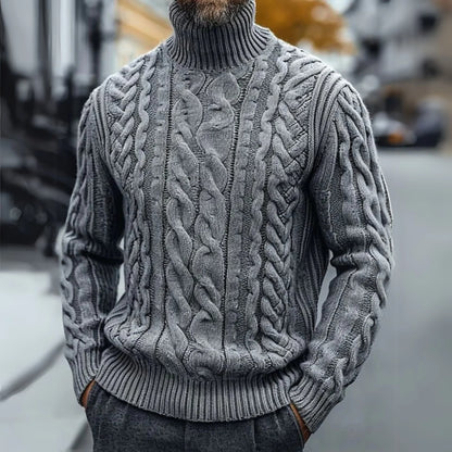 Adriano - Vintage Cable Knit Sweater