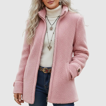 Claudia™ | Cozy Sherpa Full Zip Fleece Jacket