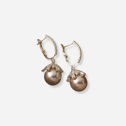 Malia Drop Earrings with Pearl