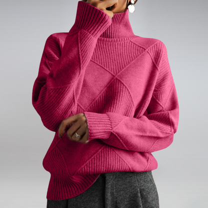 Roos | Beautiful Highneck Style Sweater