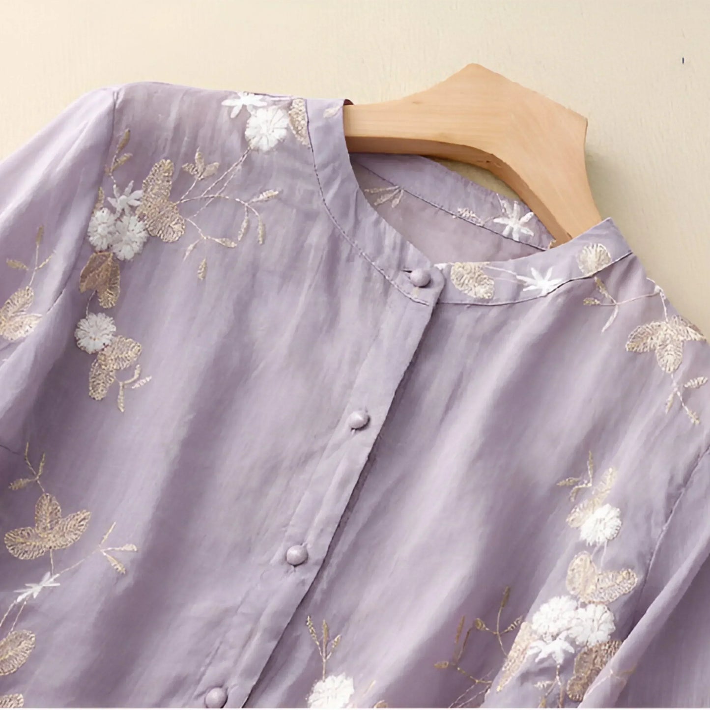 Marie™ | Floral Button Blouse