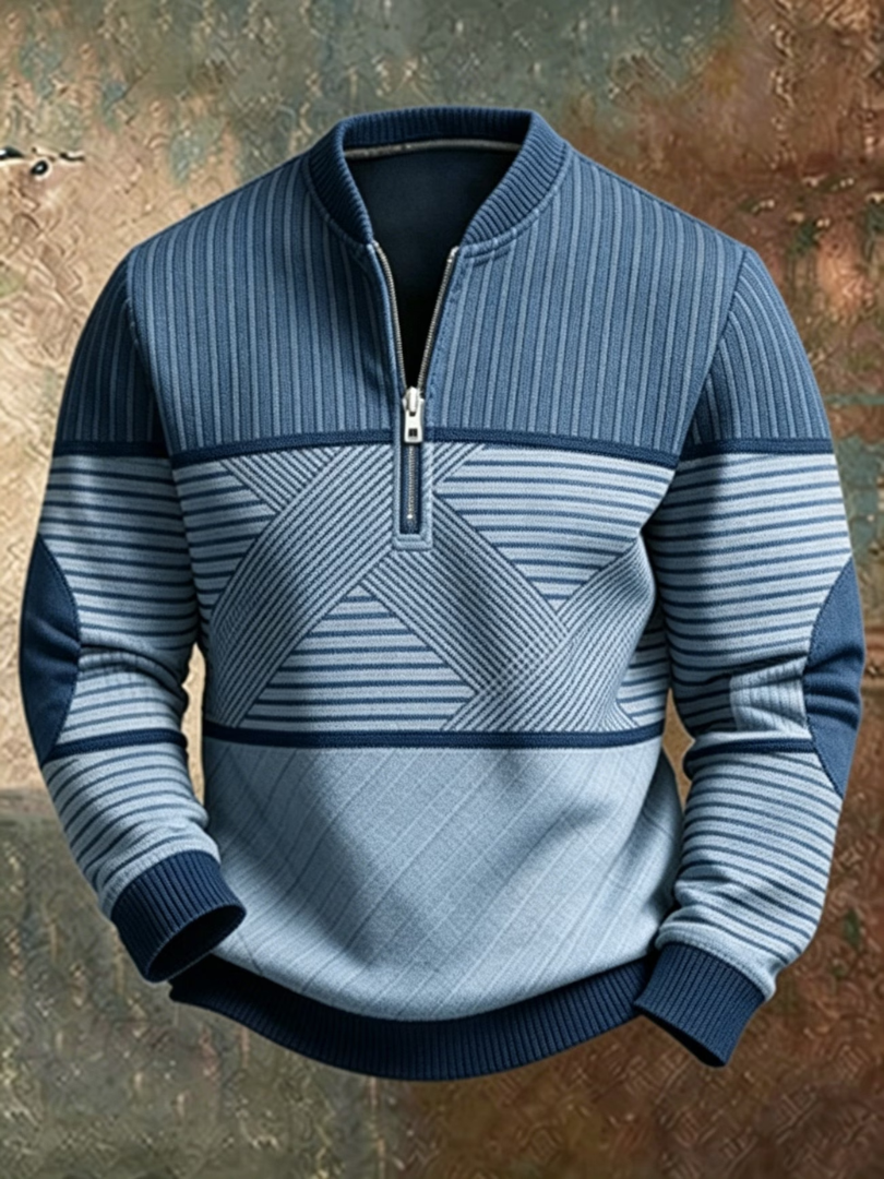 Axel | Stylish Men's Half-Zip Sweater