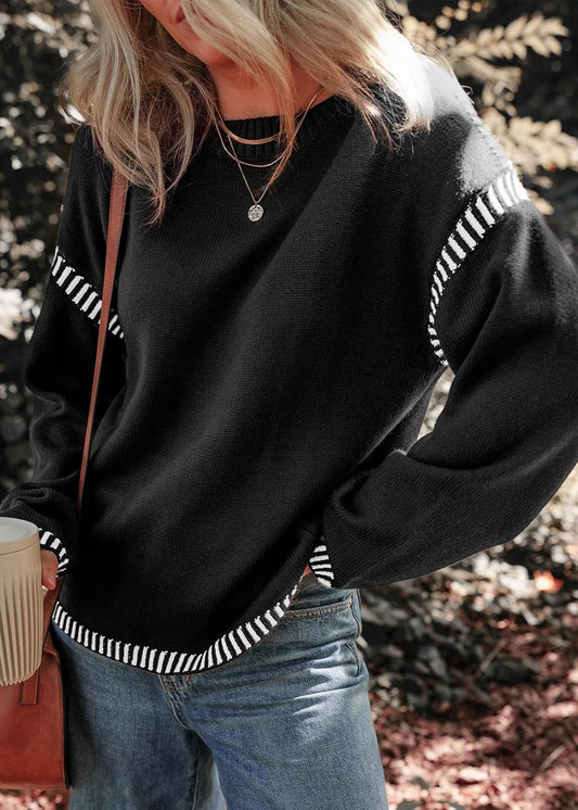 Marisa | Chic Contrast Sweater