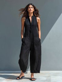 Celeste | Elegant Sleeveless Jumpsuit