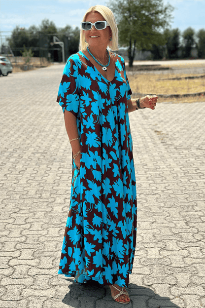 LEANNE | ELEGANT DRESS WITH TUMMY COVERAGE