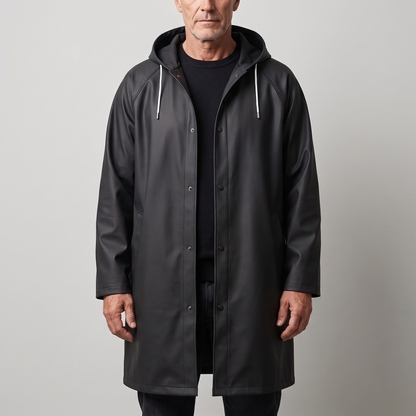 Richard™ | Long Hooded Raincoat