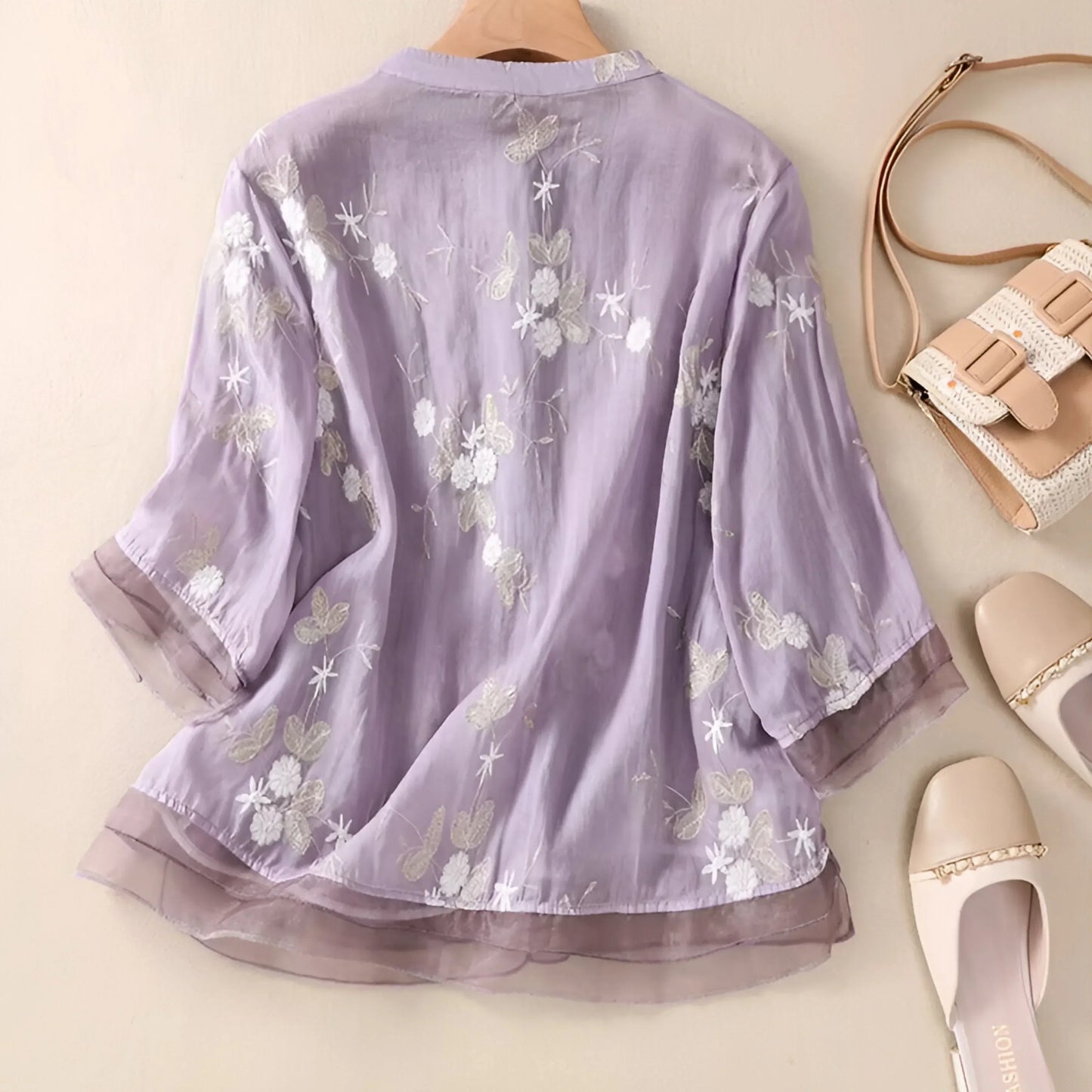 Marie™ | Floral Button Blouse
