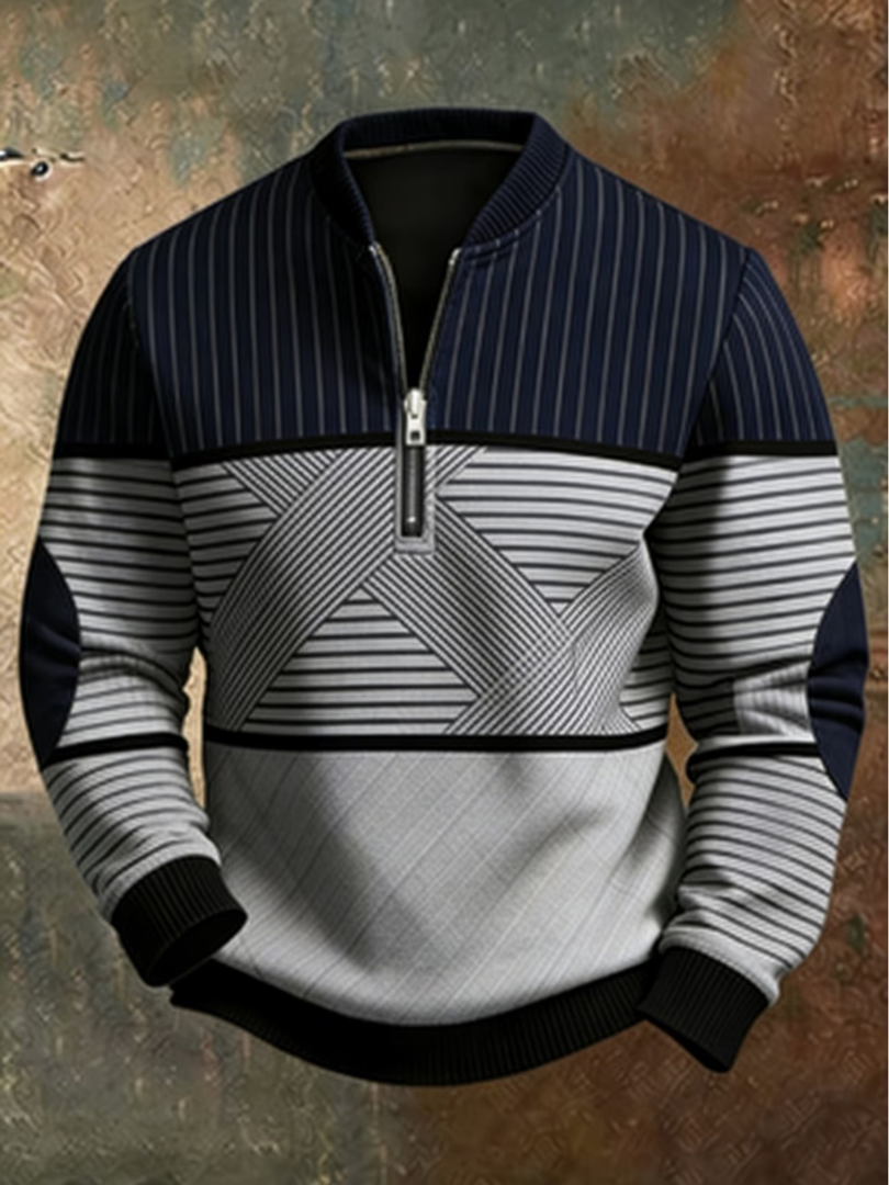 Axel | Stylish Men's Half-Zip Sweater
