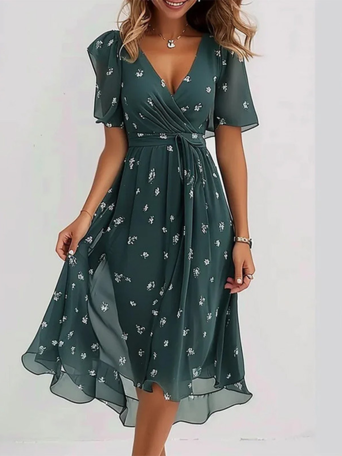 LEANNE | CASUAL BOHO GRADIENT DRESS