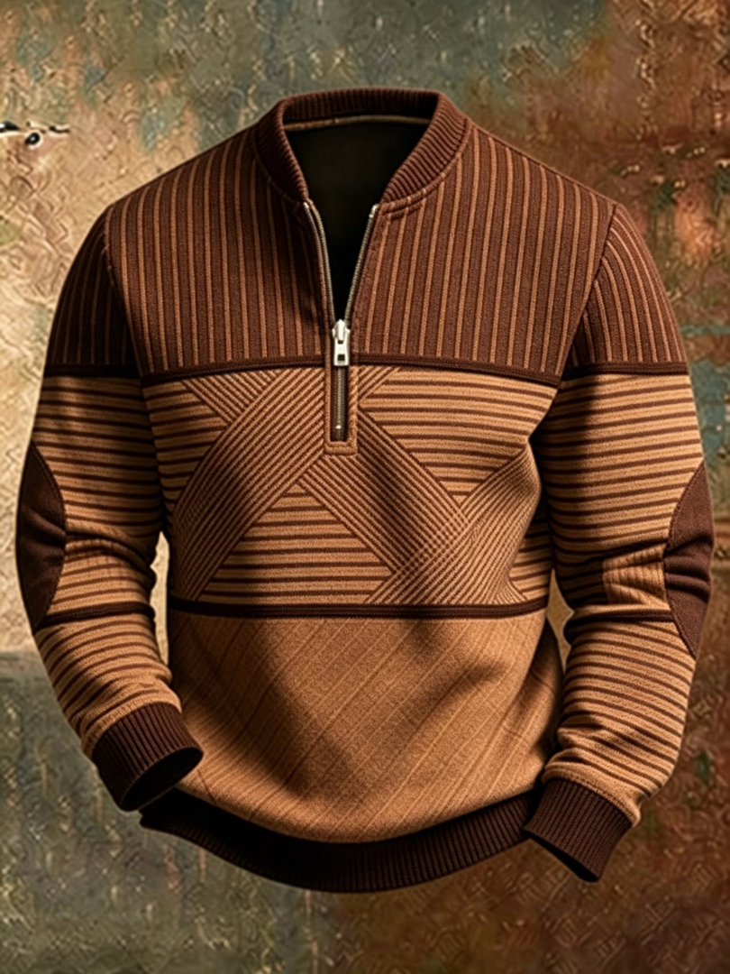 Axel | Stylish Men's Half-Zip Sweater
