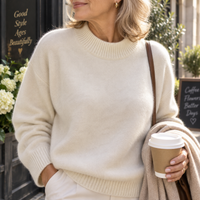 Dorothy™ | Cashmere-Blend Mock Neck Sweater