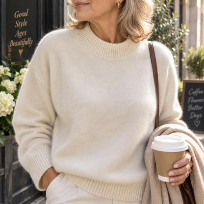 Dorothy™ | Cashmere-Blend Mock Neck Sweater